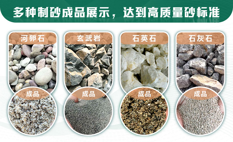 什么樣的石頭適合制砂？制沙生產(chǎn)線如何配置？